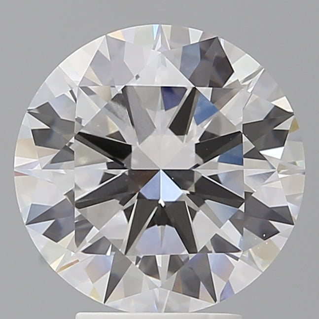 4.05 Carat Round Shaped, Excellent Cut, F Color, VS1 Clarity, IGI Certified Lab Grown Diamond