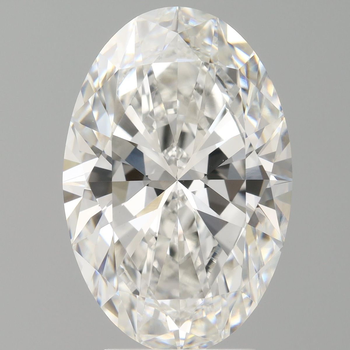 4.08 Carat Oval Shaped, Ideal Cut, E Color, VVS2 Clarity, IGI Certified Lab Grown Diamond