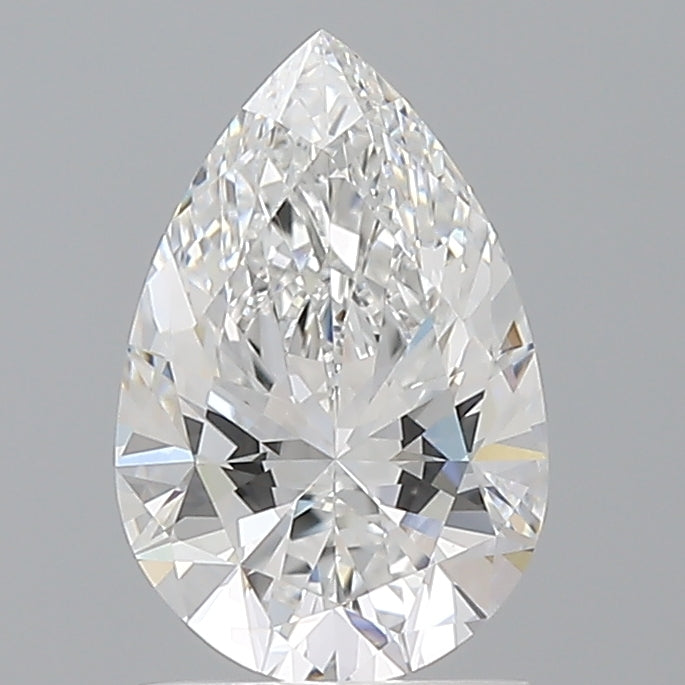 1.52 Carat Pear Shaped, Ideal Cut, E Color, VVS2 Clarity, IGI Certified Lab Grown Diamond