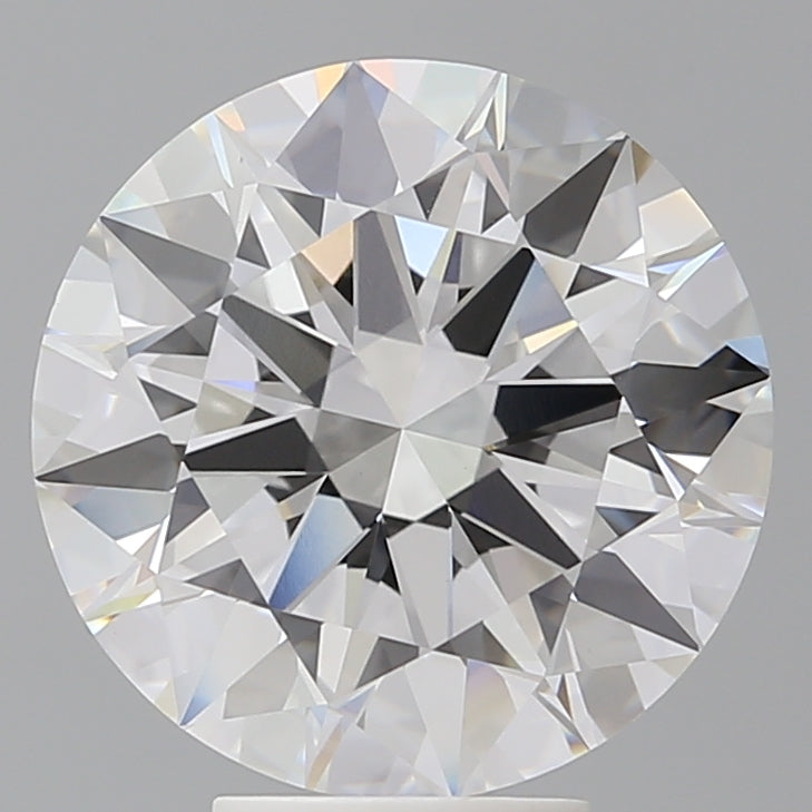 6.03 Carat Round Shaped, Excellent Cut, E Color, VVS2 Clarity, IGI Certified Lab Grown Diamond