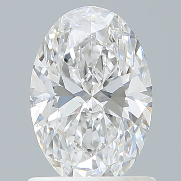 1.09 Carat Oval Shaped, Ideal Cut, D Color, VVS2 Clarity, IGI Certified Lab Grown Diamond