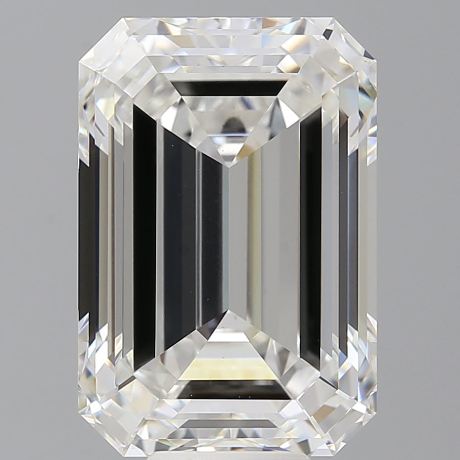 11.60 Carat Emerald Shaped, Ideal Cut, F Color, VS1 Clarity, IGI Certified Lab Grown Diamond