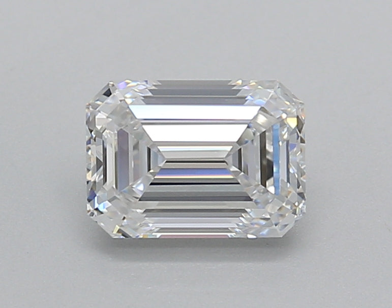 1.01 Carat Emerald Shaped, Very Good Cut, D Color, VVS2 Clarity, IGI Certified Lab Grown Diamond