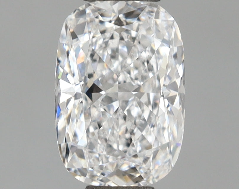1.02 Carat Cushion Shaped, Ideal Cut, D Color, VVS2 Clarity, IGI Certified Lab Grown Diamond