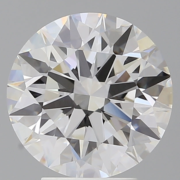 4.05 Carat Round Shaped, Ideal Cut, E Color, VVS2 Clarity, IGI Certified Lab Grown Diamond