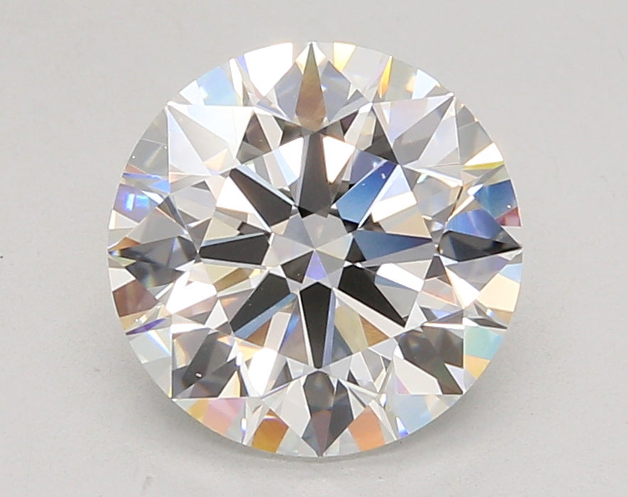 3.53 Carat Round Shaped, Ideal Cut, F Color, VVS2 Clarity, IGI Certified Lab Grown Diamond