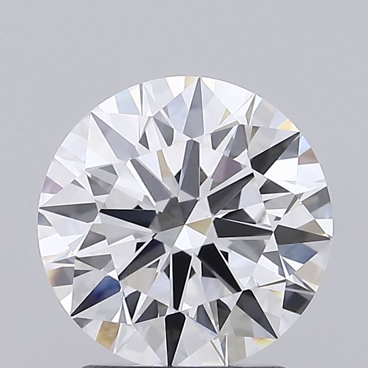 2.11 Carat Round Shaped, Ideal Cut, E Color, VVS2 Clarity, IGI Certified Lab Grown Diamond