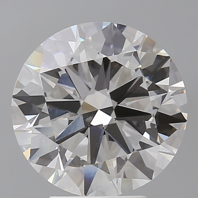 4.52 Carat Round Shaped, Excellent Cut, F Color, VVS2 Clarity, IGI Certified Lab Grown Diamond