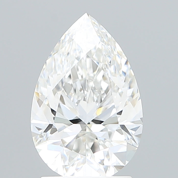 2.09 Carat Pear Shaped, Ideal Cut, E Color, VVS2 Clarity, IGI Certified Lab Grown Diamond