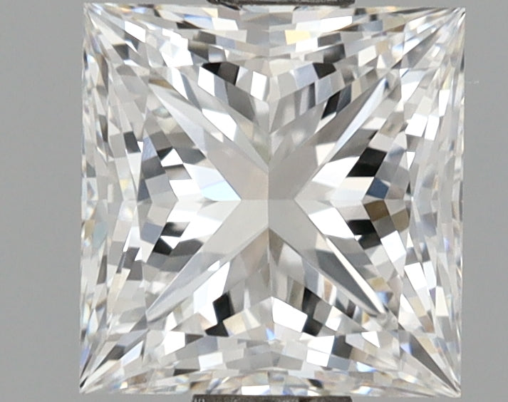 1.59 Carat Princess Shaped, Ideal Cut, D Color, VVS2 Clarity, IGI Certified Lab Grown Diamond