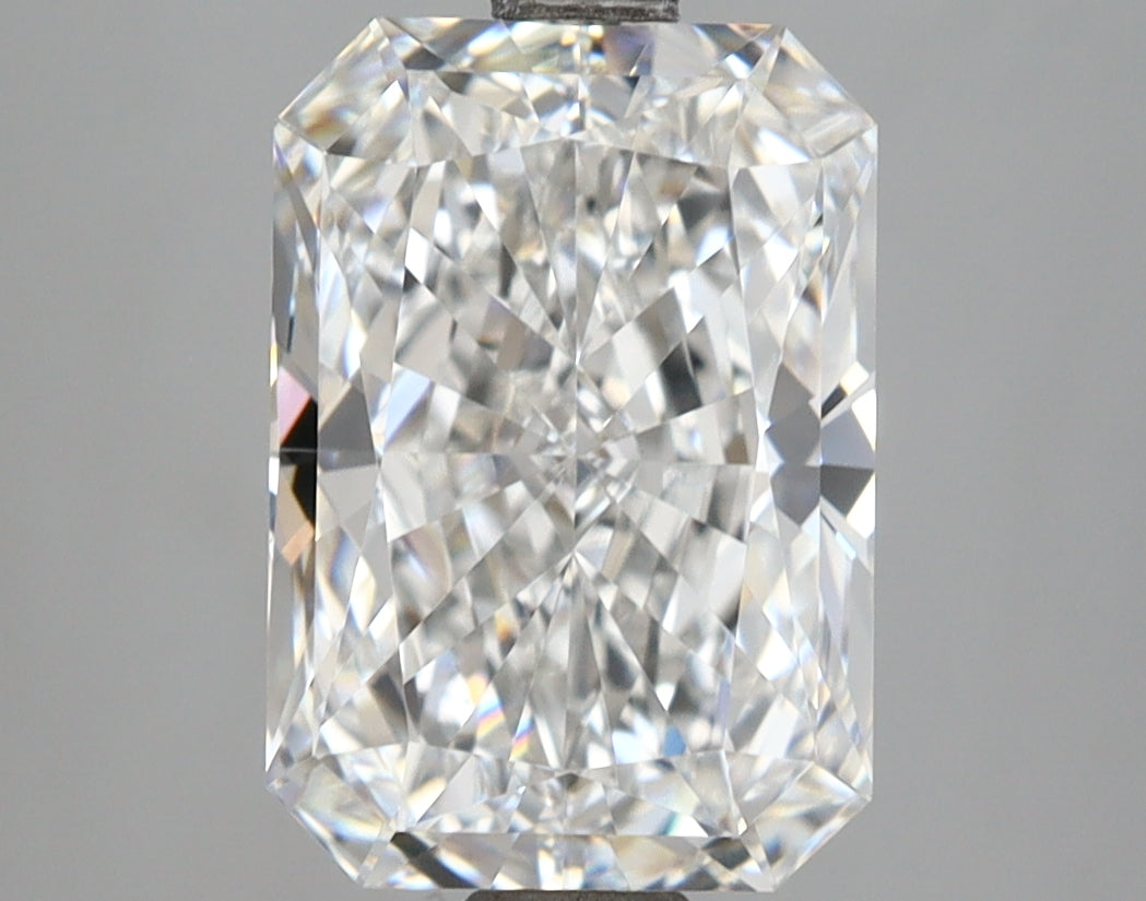 3.56 Carat Radiant Shaped, Ideal Cut, E Color, VVS1 Clarity, IGI Certified Lab Grown Diamond