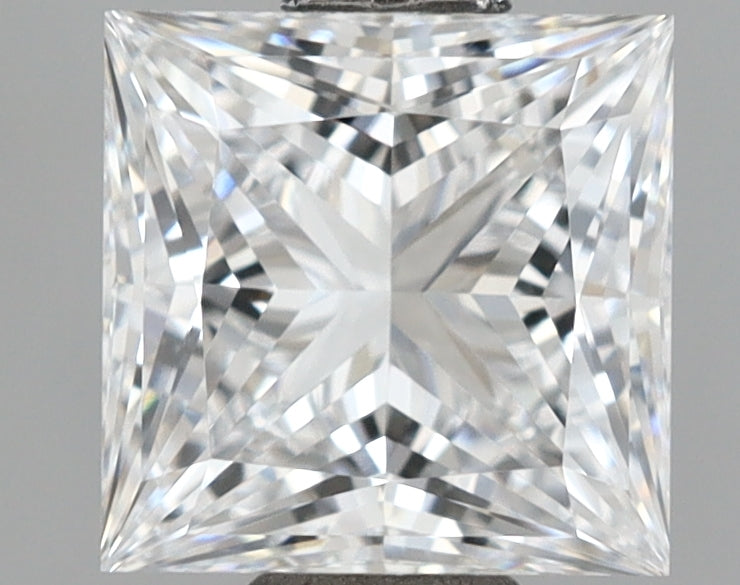 1.40 Carat Princess Shaped, Ideal Cut, E Color, VVS1 Clarity, IGI Certified Lab Grown Diamond