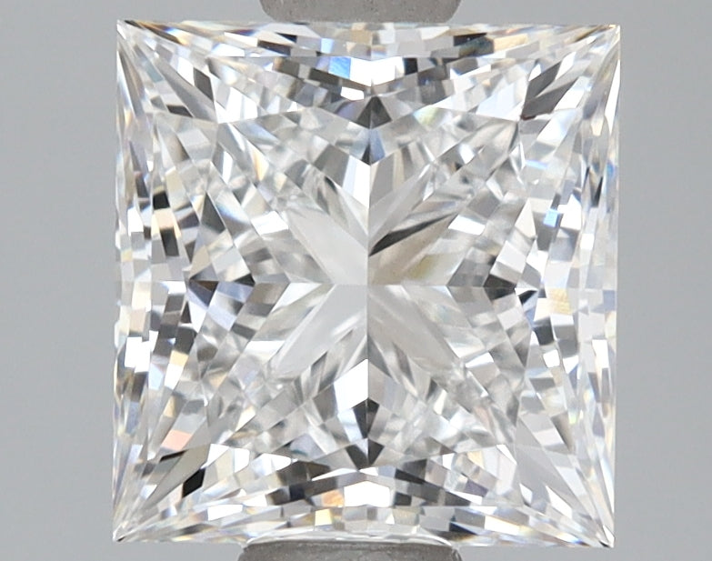 2.19 Carat Princess Shaped, Ideal Cut, E Color, IF Clarity, IGI Certified Lab Grown Diamond