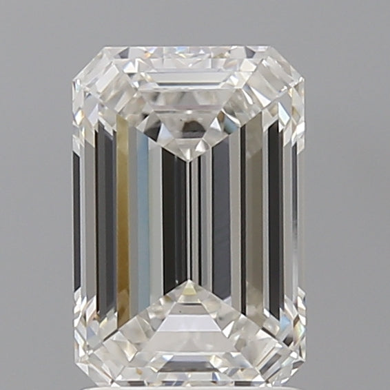 2.06 Carat Emerald Shaped, Ideal Cut, F Color, VVS2 Clarity, IGI Certified Lab Grown Diamond
