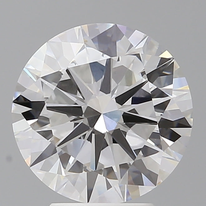 4.00 Carat Round Shaped, Excellent Cut, E Color, VVS2 Clarity, IGI Certified Lab Grown Diamond