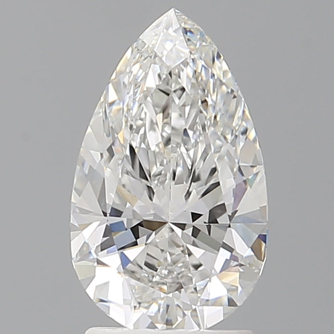 2.04 Carat Pear Shaped, Ideal Cut, E Color, VS1 Clarity, IGI Certified Lab Grown Diamond
