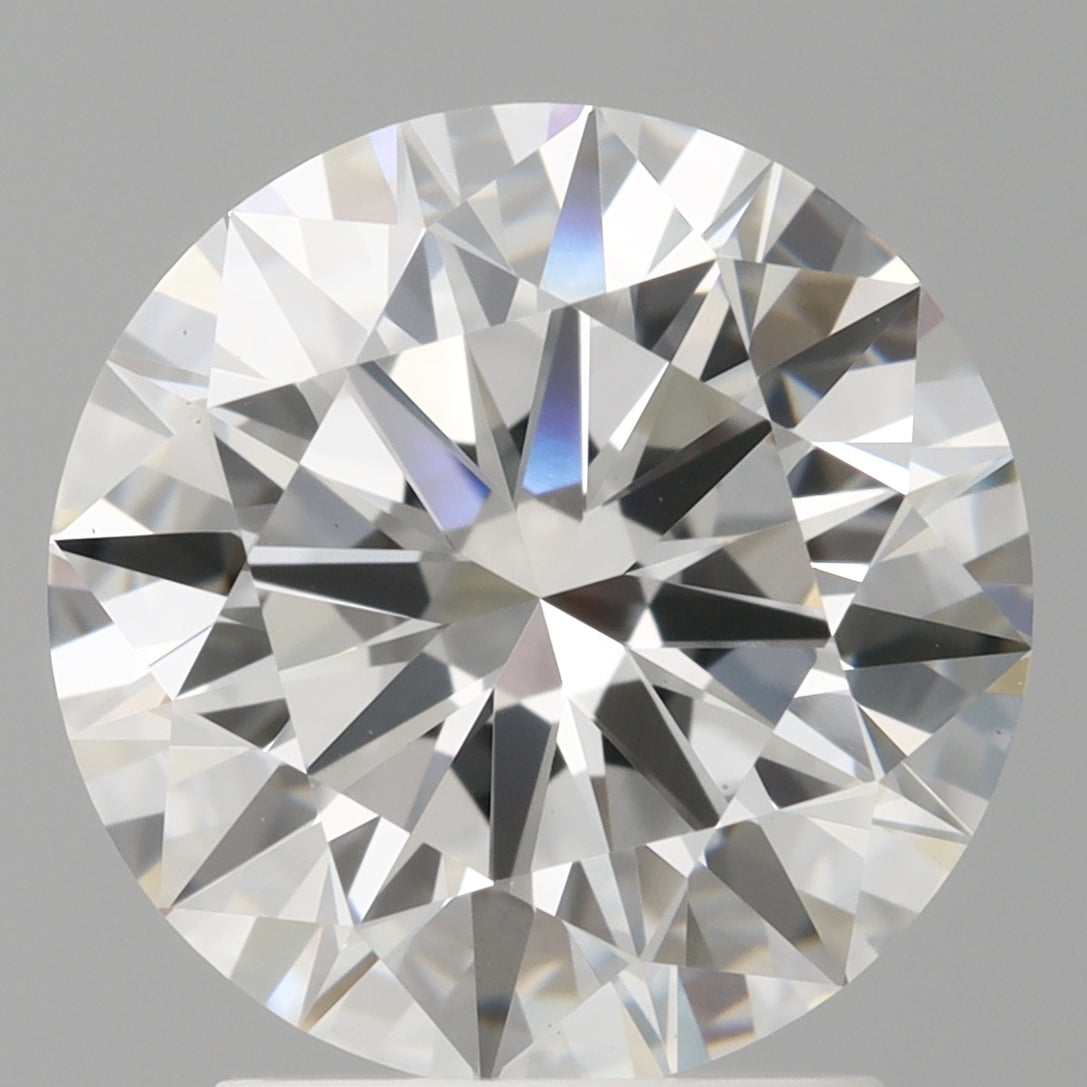 2.51 Carat Round Shaped, Ideal Cut, E Color, VS1 Clarity, IGI Certified Lab Grown Diamond