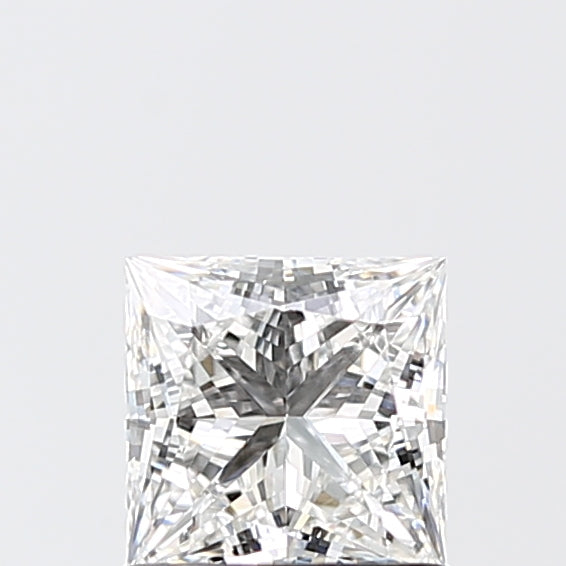 1.04 Carat Princess Shaped, Excellent Cut, E Color, VVS2 Clarity, IGI Certified Lab Grown Diamond