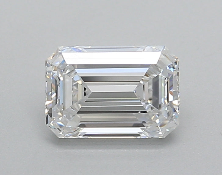 1.02 Carat Emerald Shaped, Very Good Cut, D Color, VVS2 Clarity, IGI Certified Lab Grown Diamond
