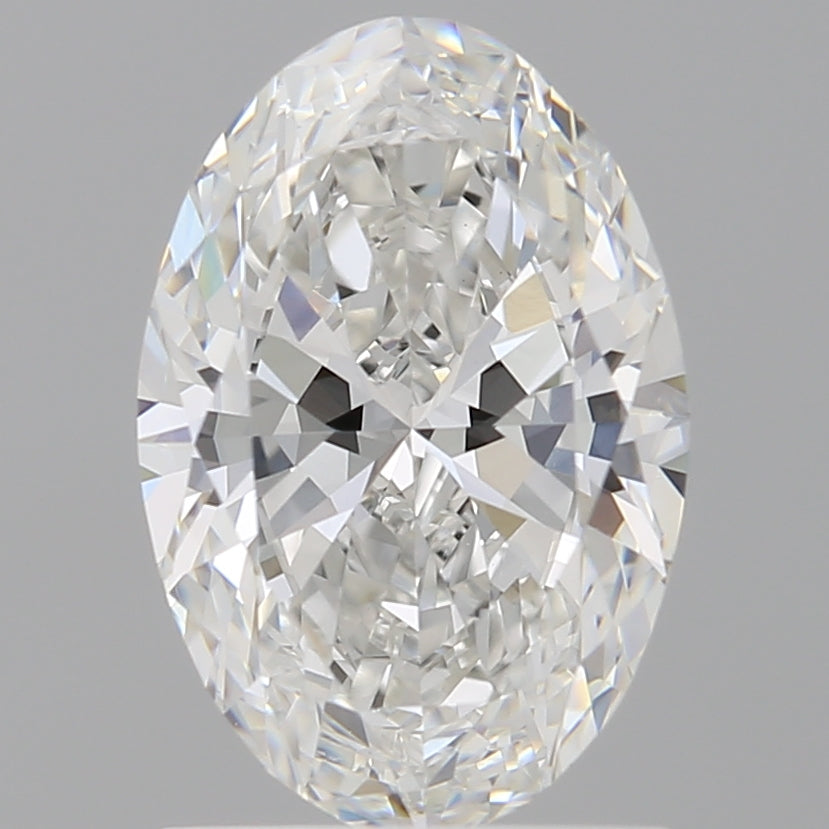 1.54 Carat Oval Shaped, Ideal Cut, E Color, VVS2 Clarity, IGI Certified Lab Grown Diamond