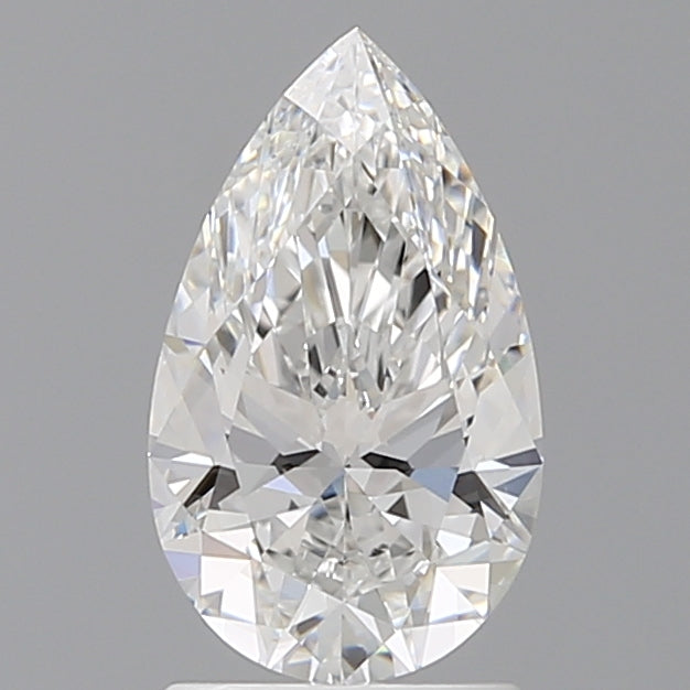 1.59 Carat Pear Shaped, Ideal Cut, E Color, VVS2 Clarity, IGI Certified Lab Grown Diamond