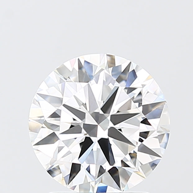 2.00 Carat Round Shaped, Excellent Cut, E Color, VVS2 Clarity, IGI Certified Lab Grown Diamond