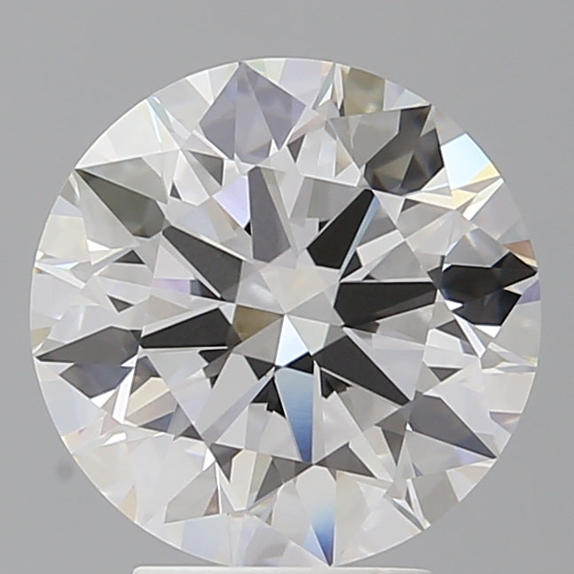 4.03 Carat Round Shaped, Ideal Cut, F Color, VVS2 Clarity, IGI Certified Lab Grown Diamond