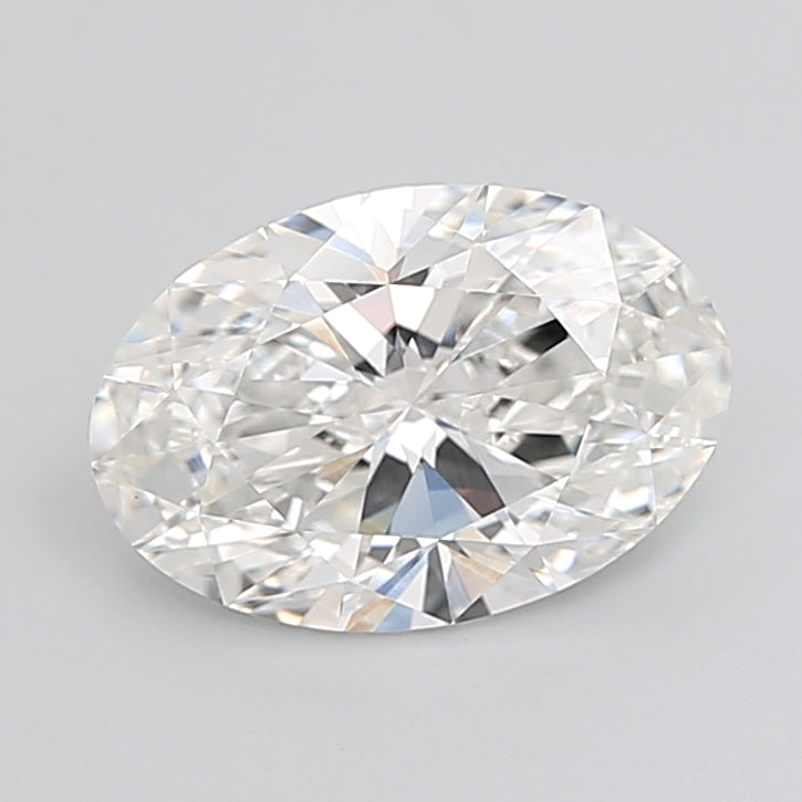 5.07 Carat Oval Shaped, Ideal Cut, F Color, VVS2 Clarity, IGI Certified Lab Grown Diamond