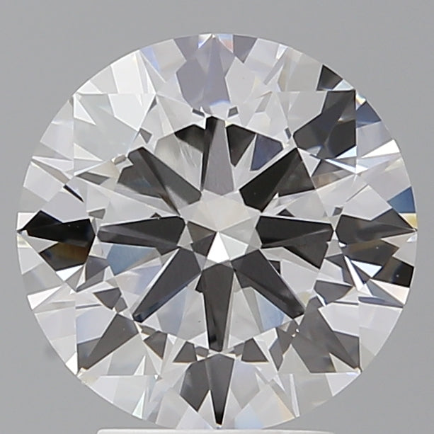 3.57 Carat Round Shaped, Ideal Cut, E Color, VVS2 Clarity, IGI Certified Lab Grown Diamond