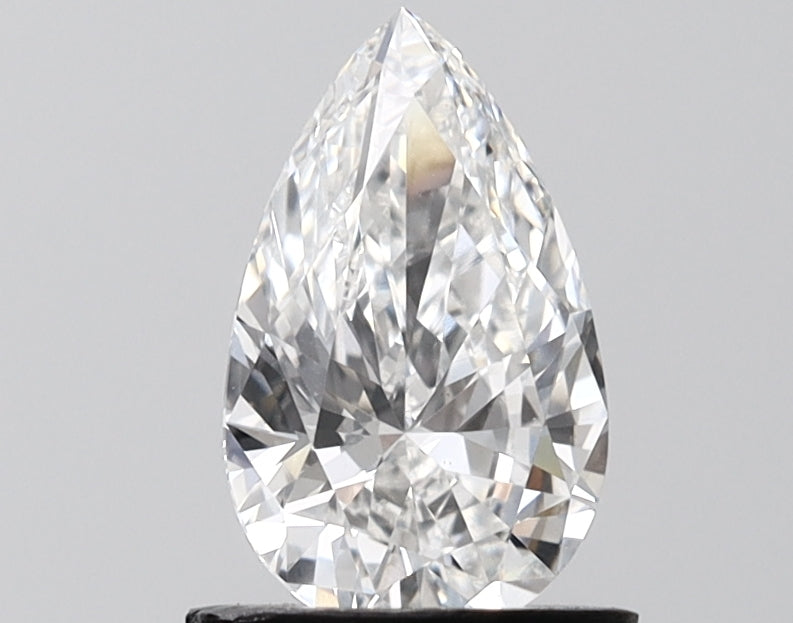 1.06 Carat Pear Shaped, Ideal Cut, E Color, VS1 Clarity, IGI Certified Lab Grown Diamond