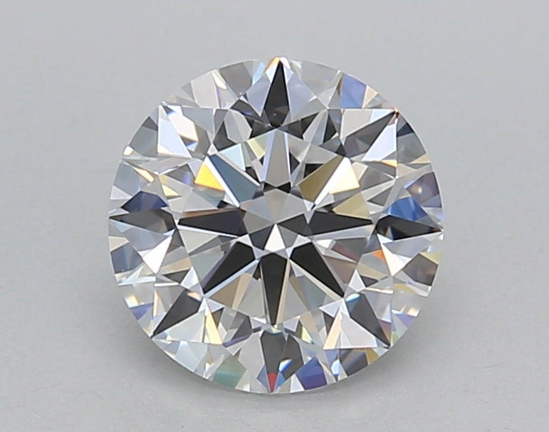 1.52 Carat Round Shaped, Ideal Cut, D Color, VVS2 Clarity, IGI Certified Lab Grown Diamond