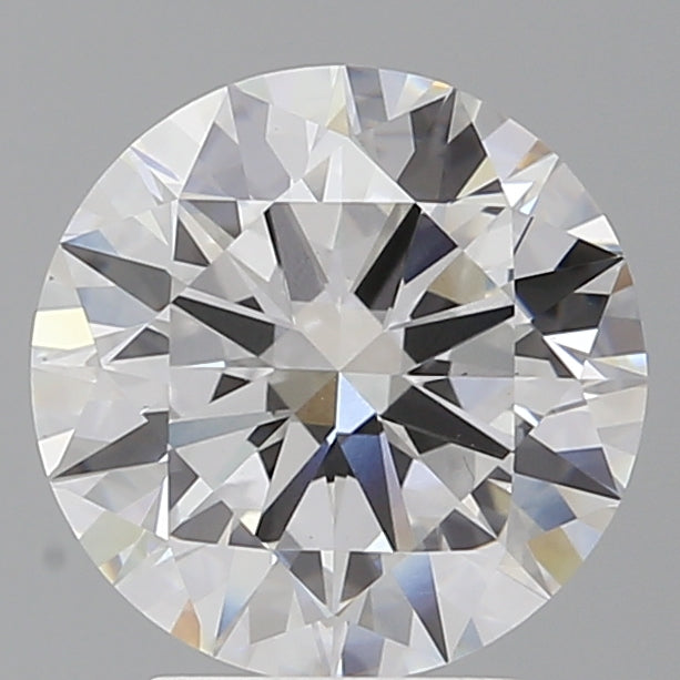 3.52 Carat Round Shaped, Excellent Cut, F Color, VS1 Clarity, IGI Certified Lab Grown Diamond