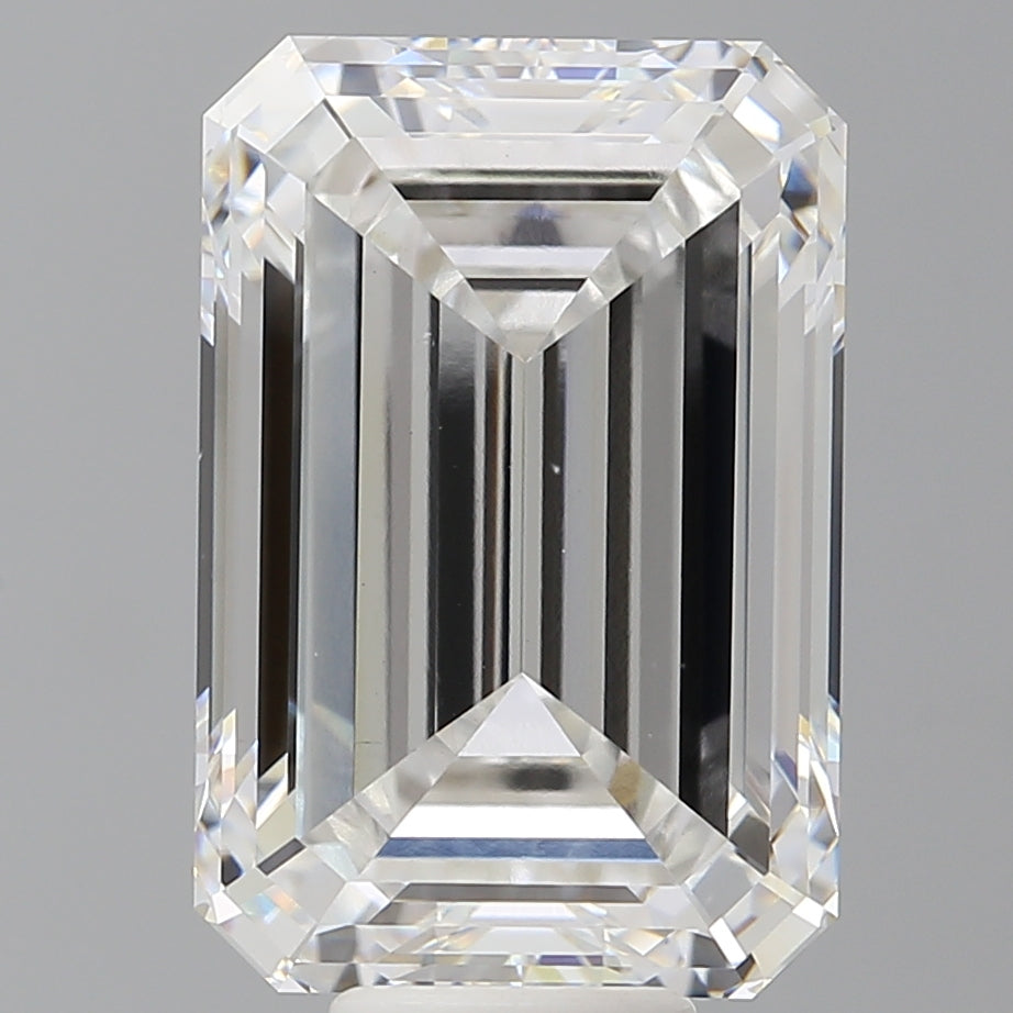 10.92 Carat Emerald Shaped, Ideal Cut, E Color, VS1 Clarity, IGI Certified Lab Grown Diamond