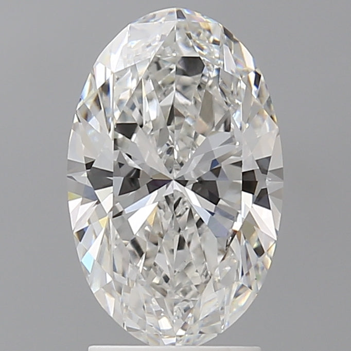 2.55 Carat Oval Shaped, Ideal Cut, E Color, VS1 Clarity, IGI Certified Lab Grown Diamond