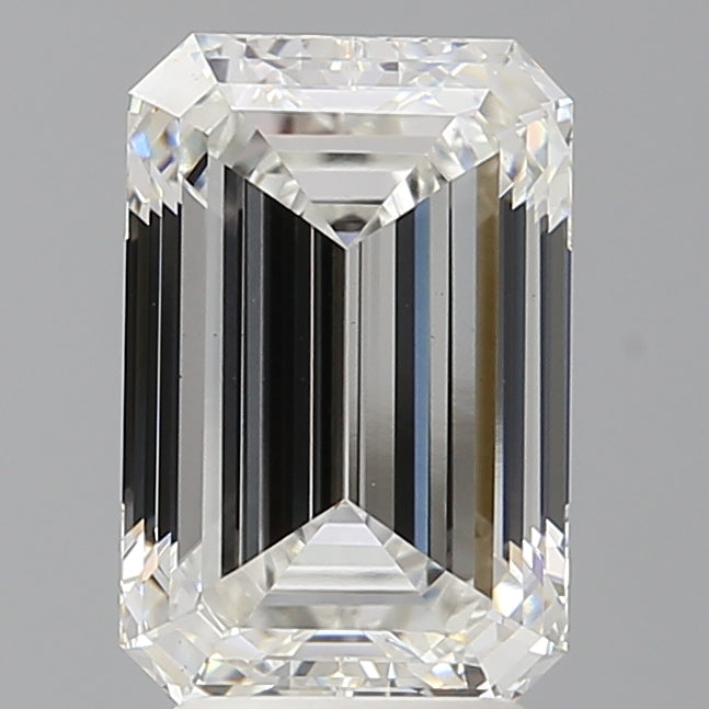 3.59 Carat Emerald Shaped, Ideal Cut, F Color, VS1 Clarity, IGI Certified Lab Grown Diamond