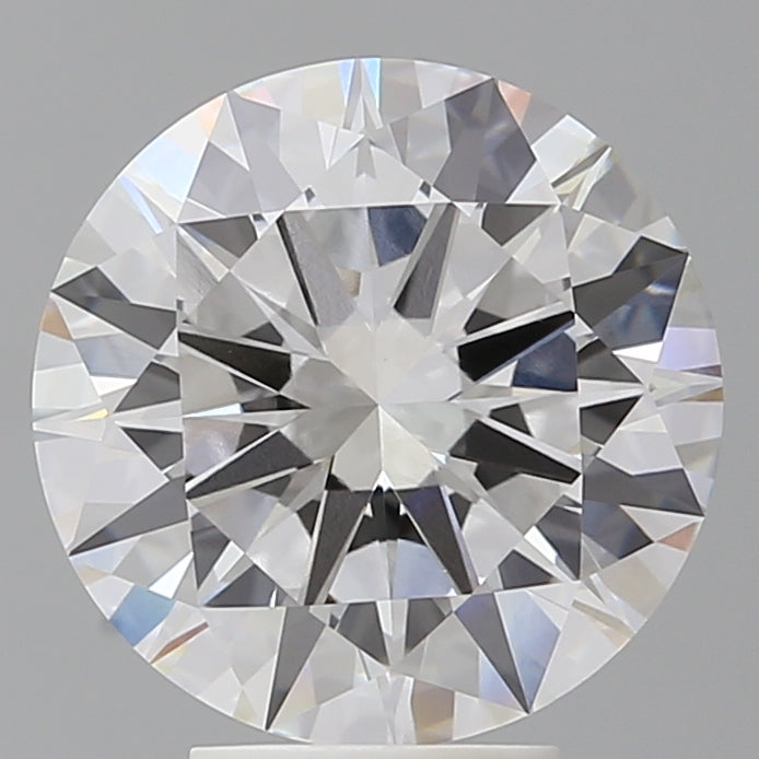 5.04 Carat Round Shaped, Excellent Cut, E Color, VVS2 Clarity, IGI Certified Lab Grown Diamond
