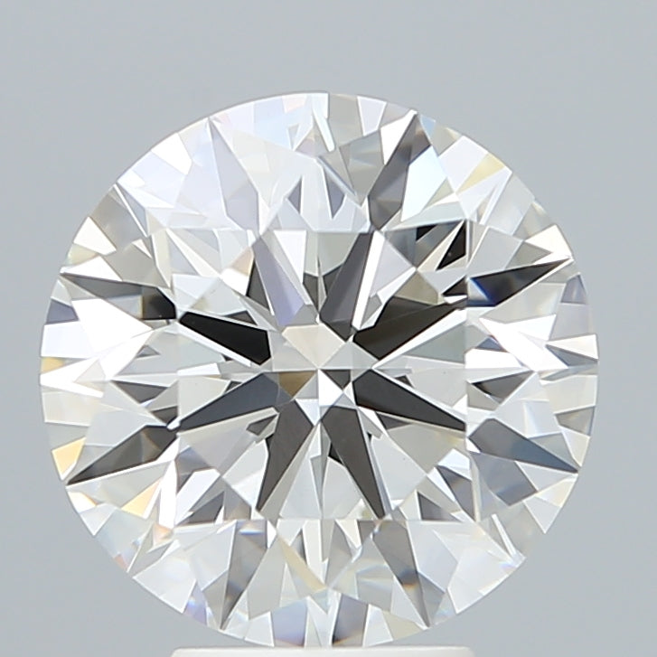 5.19 Carat Round Shaped, Excellent Cut, G Color, VVS2 Clarity, IGI Certified Lab Grown Diamond