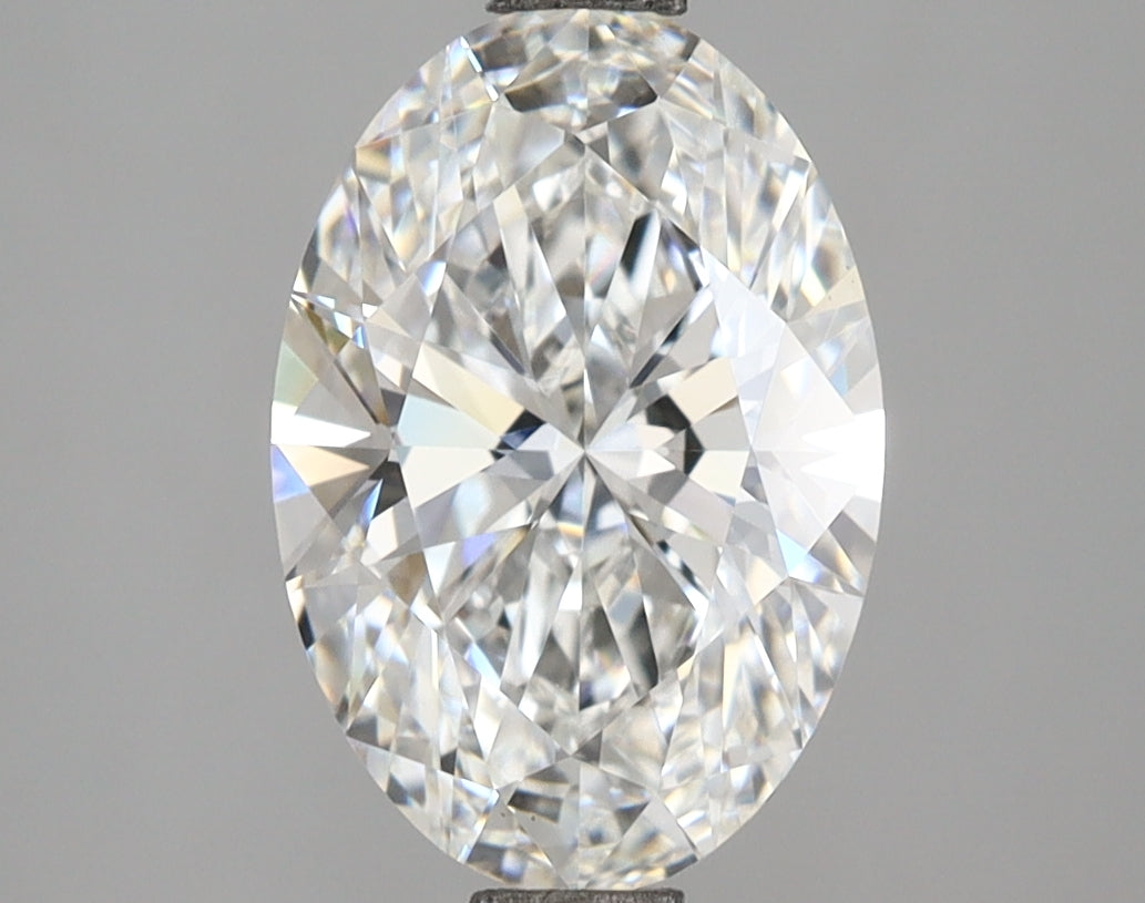 2.51 Carat Oval Shaped, Ideal Cut, E Color, VVS2 Clarity, IGI Certified Lab Grown Diamond