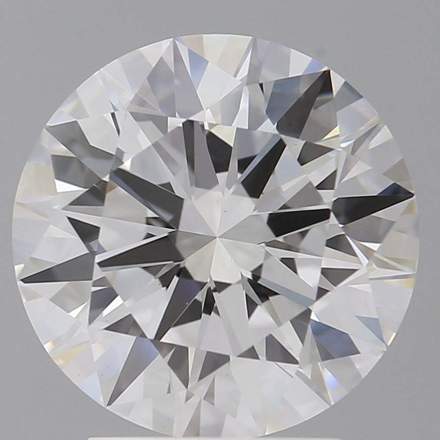 3.04 Carat Round Shaped, Ideal Cut, E Color, VS1 Clarity, IGI Certified Lab Grown Diamond