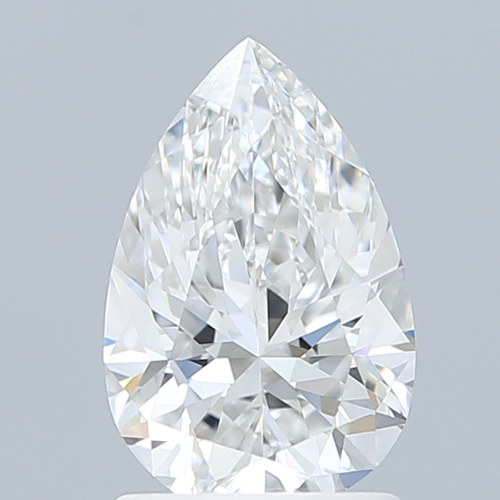 1.52 Carat Pear Shaped, Excellent Cut, E Color, VVS1 Clarity, IGI Certified Lab Grown Diamond