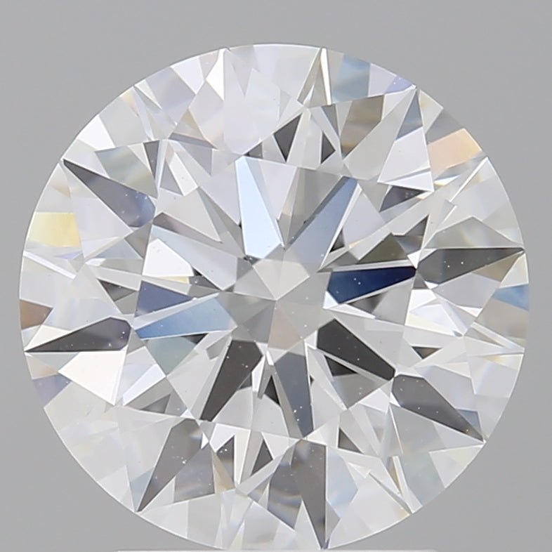 3.10 Carat Round Shaped, Ideal Cut, E Color, VVS2 Clarity, IGI Certified Lab Grown Diamond