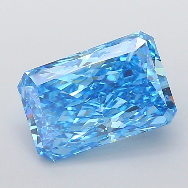 6.43 Carat Radiant Shaped, Ideal Cut, VS2 Clarity, IGI Certified Lab Grown Diamond