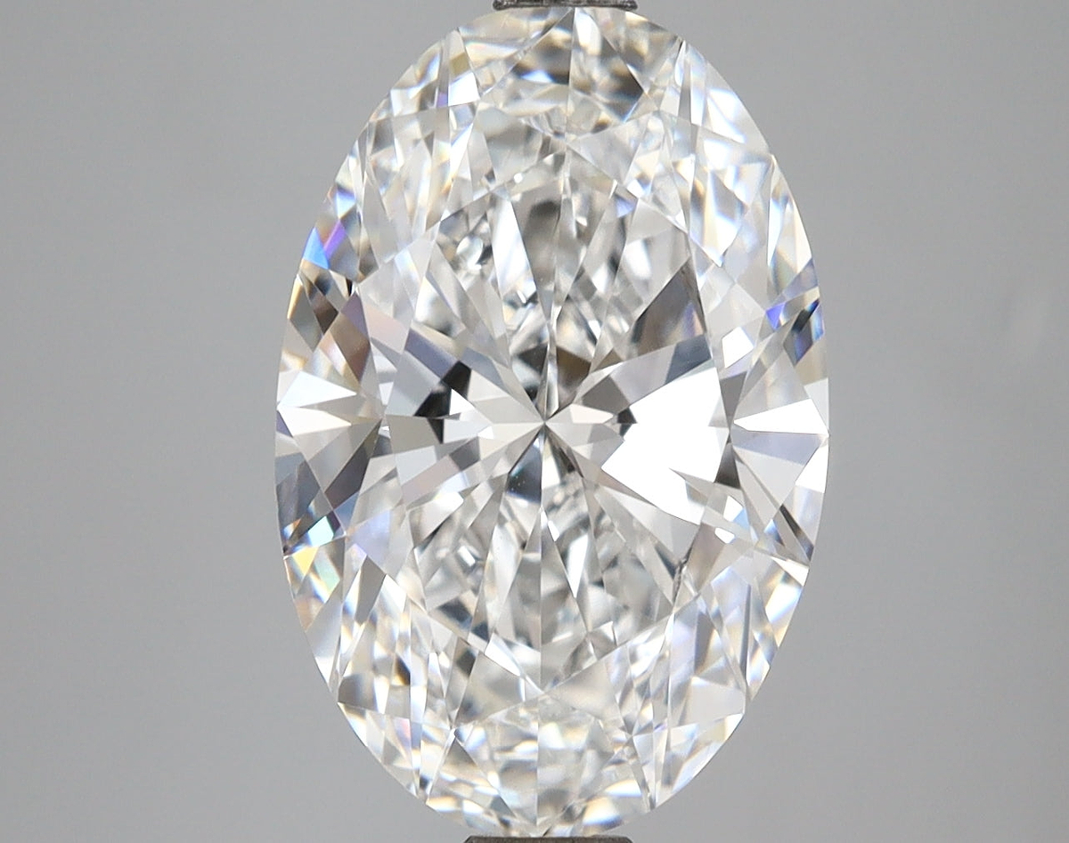 4.57 Carat Oval Shaped, Ideal Cut, E Color, VVS1 Clarity, IGI Certified Lab Grown Diamond