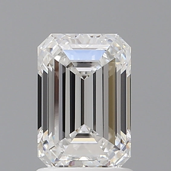 1.59 Carat Emerald Shaped, Ideal Cut, D Color, VVS2 Clarity, IGI Certified Lab Grown Diamond
