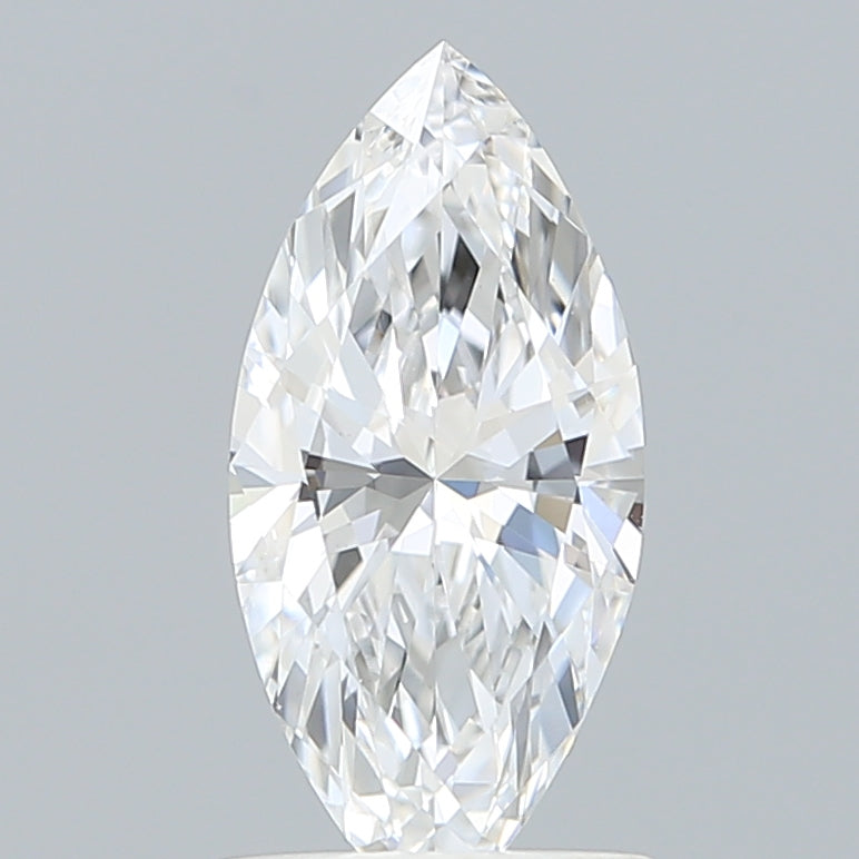 1.04 Carat Marquise Shaped, Excellent Cut, D Color, VVS2 Clarity, IGI Certified Lab Grown Diamond