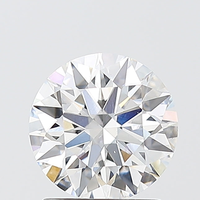 1.52 Carat Round Shaped, Ideal Cut, D Color, VS2 Clarity, IGI Certified Lab Grown Diamond