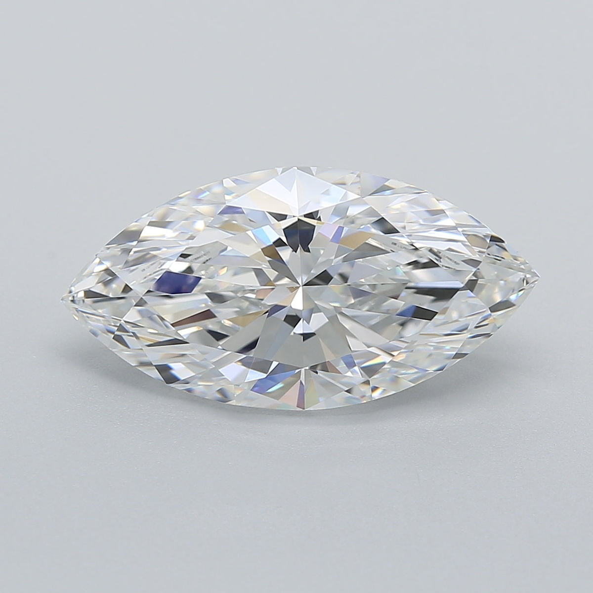 4.02 Carat Marquise Shaped, Ideal Cut, E Color, VVS2 Clarity, IGI Certified Lab Grown Diamond