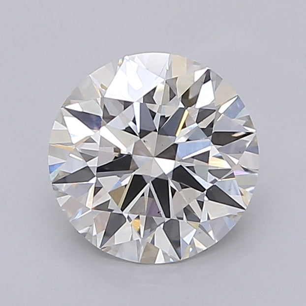 1.55 Carat Round Shaped, Ideal Cut, F Color, VS1 Clarity, IGI Certified Lab Grown Diamond