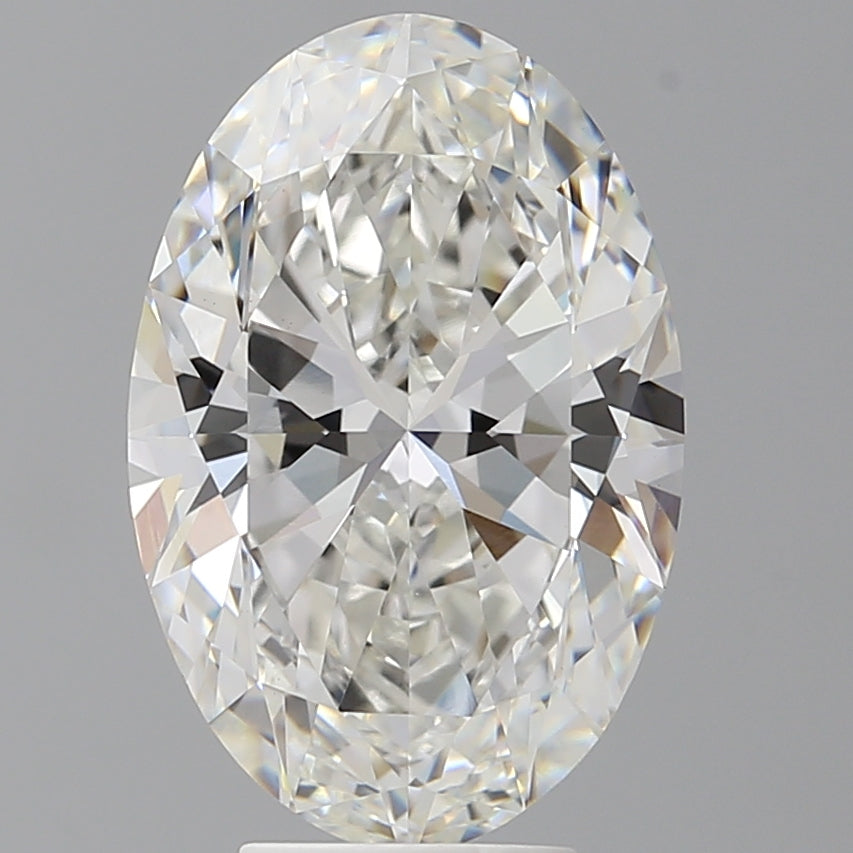 5.55 Carat Oval Shaped, Ideal Cut, F Color, VVS2 Clarity, IGI Certified Lab Grown Diamond