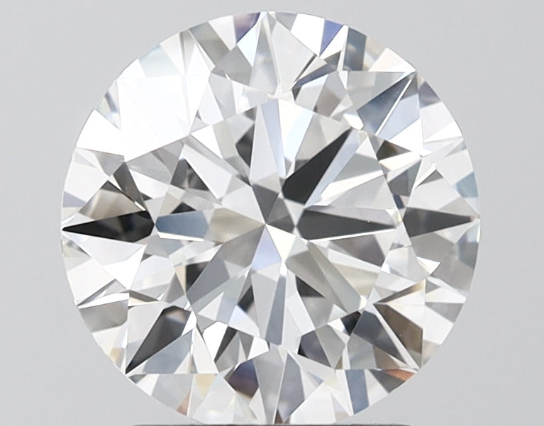 2.47 Carat Round Shaped, Ideal Cut, F Color, VS1 Clarity, IGI Certified Lab Grown Diamond